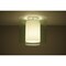 Besa Lighting Pahu 12 Ceiling, Trans. Olive/Opal, Satin Nickel Finish, 1x100W Incandescent 1KM-L18407-SN - alternate 1